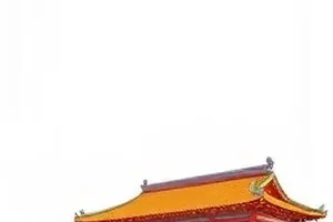 《方言里的年》老屋堂屋前悬挂的红灯笼与年画
