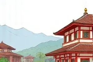 《海边的第九个夏天》傍晚海滩上四人合影的剪影